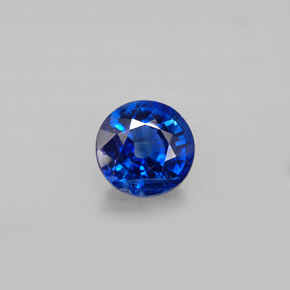 Cianite naturale blu da 1,06 ct, taglio rotondo, VS