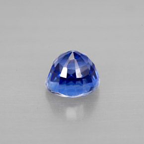 Cianite naturale blu da 1,34 ct, taglio rotondo, VS-SI