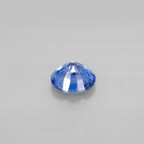 Cianite naturale blu da 0,85 ct, taglio rotondo, VS-SI