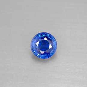 Cianite naturale blu da 1,13 ct, taglio rotondo, VS-SI