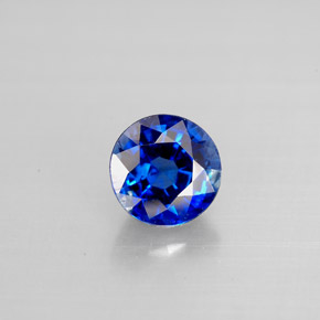 Cianite naturale blu da 1,16 ct, taglio rotondo, VS-SI