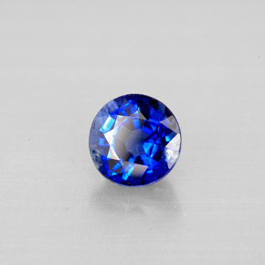 Cianite naturale blu da 1,16 ct, taglio rotondo, VS-SI