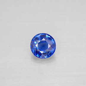 Cianite naturale blu da 1,00 ct, taglio rotondo, VS-SI