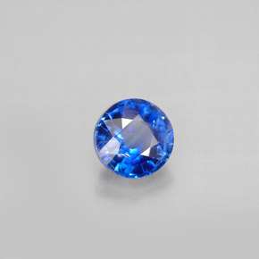 Cianite naturale blu da 1,02 ct, taglio rotondo, VS-SI