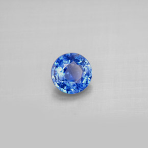 Cianite naturale blu da 0,92 ct, taglio rotondo, VS-SI