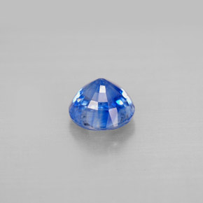 Cianite naturale blu da 1,20 ct, taglio rotondo, VS-SI