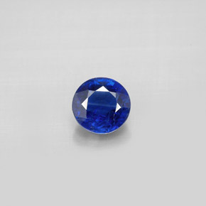 Cianite naturale blu da 1,09 ct, taglio rotondo, VS-SI
