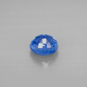 Cianite naturale blu da 1,29 ct, taglio rotondo, VS-SI