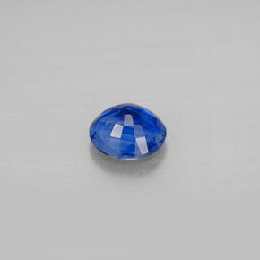 Cianite naturale blu da 0,93 ct, taglio rotondo, VS-SI