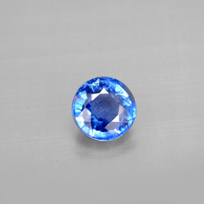 Cianite Blu naturale da 1.24 ct, Taglio rotondo, VS-SI