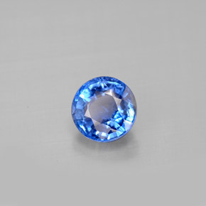 Cianite Blu naturale da 1.24 ct, Taglio rotondo, VS-SI