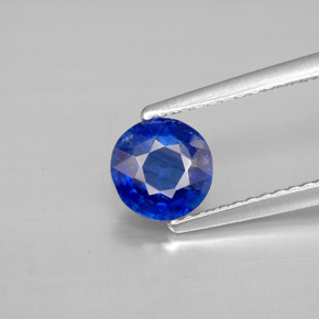 Cianite Blu naturale da 0.96 ct, Taglio rotondo, VS-SI