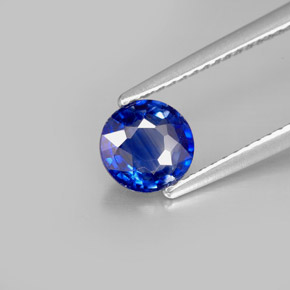 Cianite naturale blu da 0,97 ct, taglio rotondo, VS-SI
