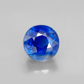 Cianite naturale blu da 2,71 ct, taglio rotondo, SI