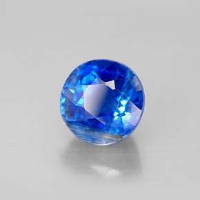 Cianite naturale blu da 2,71 ct, taglio rotondo, SI
