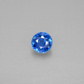 Cianite Blu naturale da 0.66 ct, Taglio rotondo, VS-SI