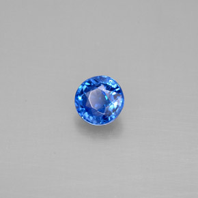 Cianite Blu naturale da 0.66 ct, Taglio rotondo, VS-SI