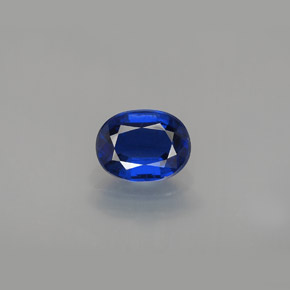 Cianite naturale blu da 2,66 ct, taglio ovale, VS