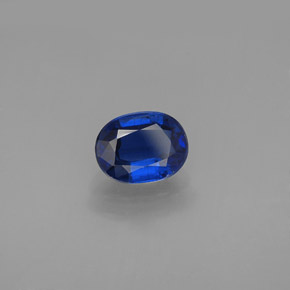 Cianite naturale blu da 2,66 ct, taglio ovale, VS