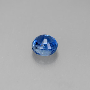 Cianite naturale blu da 0,65 ct, taglio rotondo, SI