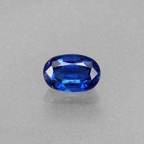 Cianite naturale blu da 0,69 ct, taglio ovale, VS-SI