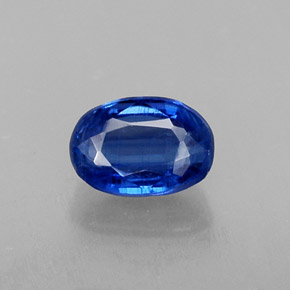 Cianite naturale blu da 0,78 ct, taglio ovale, VS-SI