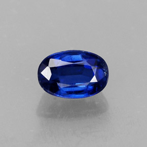 Cianite naturale blu da 0,78 ct, taglio ovale, VS-SI