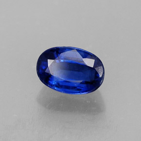 Cianite naturale blu da 0,78 ct, taglio ovale, VS-SI