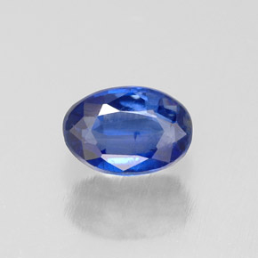 Cianite naturale blu da 0,69 ct, taglio ovale, VS-SI