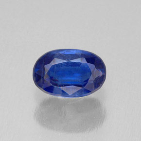 Cianite naturale blu da 0,72 ct, taglio ovale, VS-SI