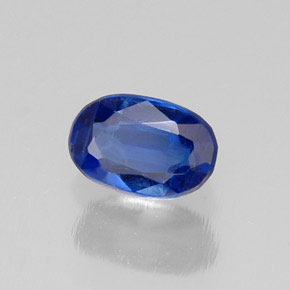 Cianite naturale blu da 0,72 ct, taglio ovale, VS-SI