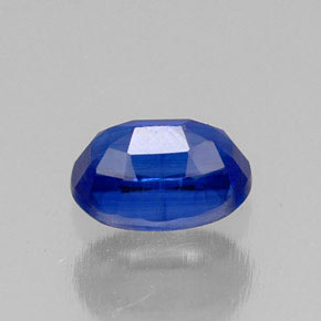Cianite naturale blu da 0,78 ct, taglio ovale, VS-SI