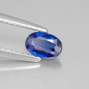 Cianite naturale blu da 0,49 ct, taglio ovale, VS-SI