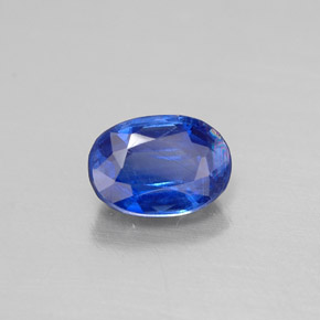 Cianite Blu naturale da 0.66 ct, Taglio ovale, VS-SI