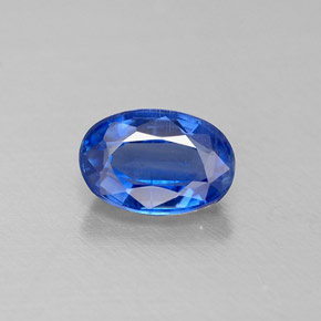 Cianite naturale blu da 0,68 ct, taglio ovale, VS-SI