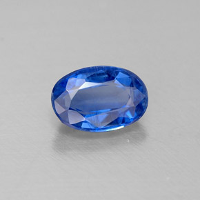 Cianite naturale blu da 0,68 ct, taglio ovale, VS-SI