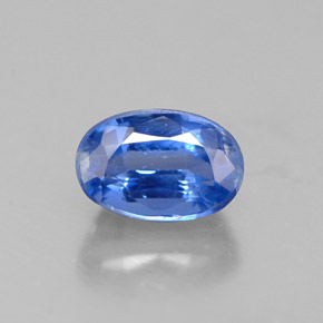 Cianite naturale blu da 0,82 ct, taglio ovale, VS-SI