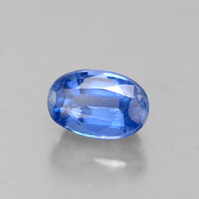 Cianite naturale blu da 0,82 ct, taglio ovale, VS-SI
