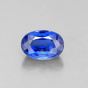 Cianite Blu naturale da 0.77 ct, Taglio ovale, VS-SI