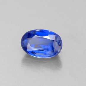 Cianite Blu naturale da 0.77 ct, Taglio ovale, VS-SI