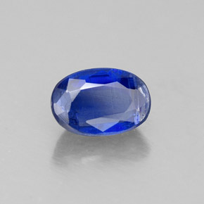 Cianite naturale blu da 0,72 ct, taglio ovale, VS-SI