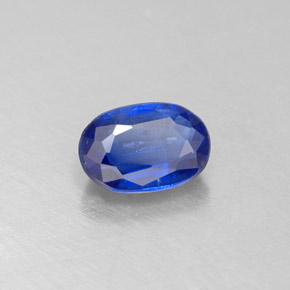 Cianite naturale blu da 0,67 ct, taglio ovale, VS-SI