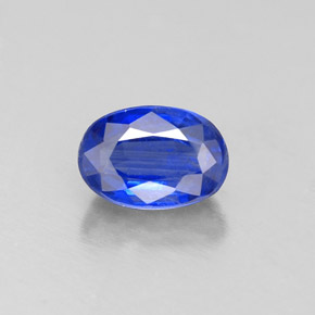 Cianite naturale blu da 0,78 ct, taglio ovale, VS-SI