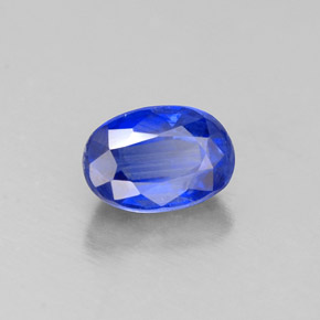 Cianite naturale blu da 0,78 ct, taglio ovale, VS-SI
