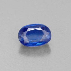 Cianite naturale blu da 0,81 ct, taglio ovale, VS-SI