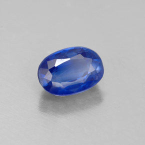 Cianite naturale blu da 0,81 ct, taglio ovale, VS-SI