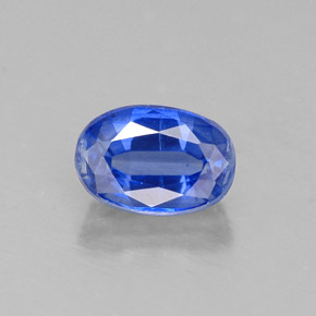 Cianite naturale blu da 0,82 ct, taglio ovale, VS-SI