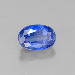 Cianite naturale blu da 0,82 ct, taglio ovale, VS-SI