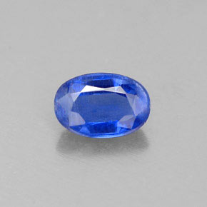 Cianite naturale blu da 0,64 ct, taglio ovale, VS-SI