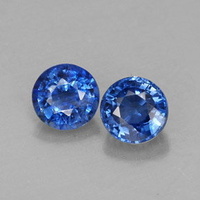 Cianite naturale blu da  ct, taglio rotondo, VS-SI